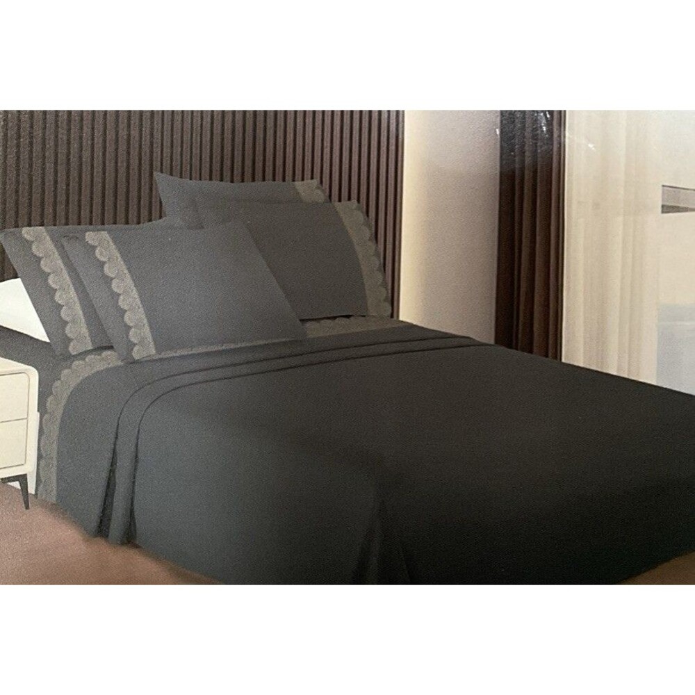 Golden Quality Bedding 3D Lace Sheet Set 6 Piece King Size